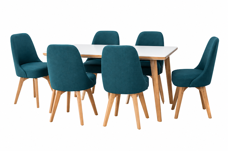 Comedor Nigeria 6P · 6 Sillas Escandinavo foto 1