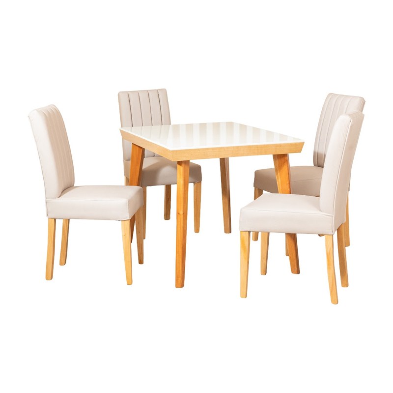 Comedor Kioto 4P · 4 Sillas Venecia