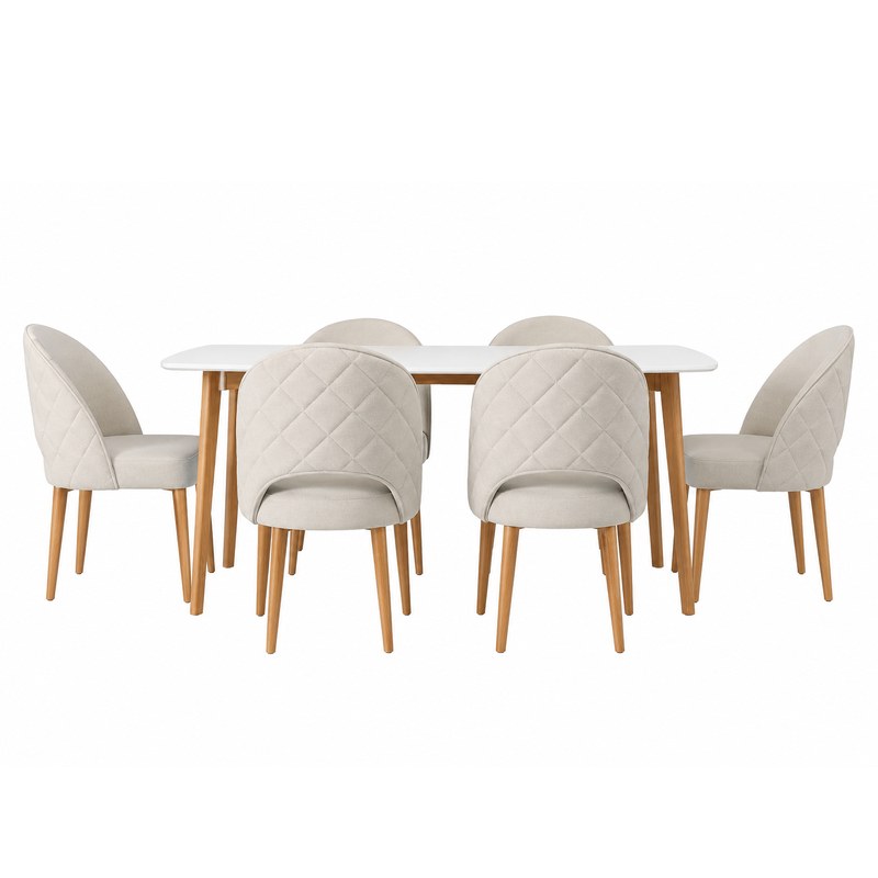 Comedor Thiago 6P · 6 Sillas Noruega