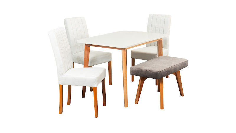 Comedor Thiago 4P · 3 Sillas Venecia + Butaco Thiago foto 1
