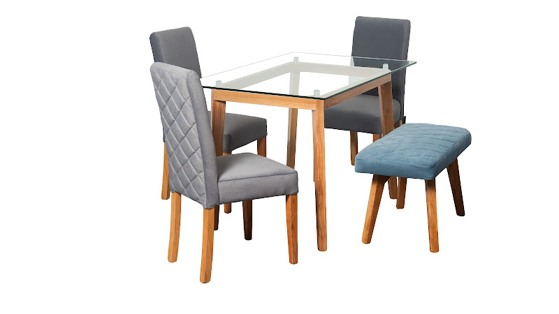 Comedor Noruega 4P · 3 Sillas Corea + Butaco Oslo foto 1