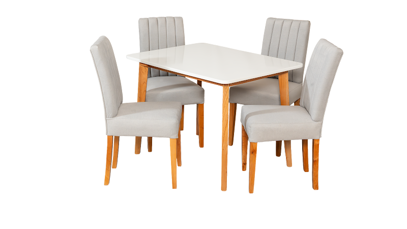Comedor Thiago 4P · 4 Sillas Venecia foto 1