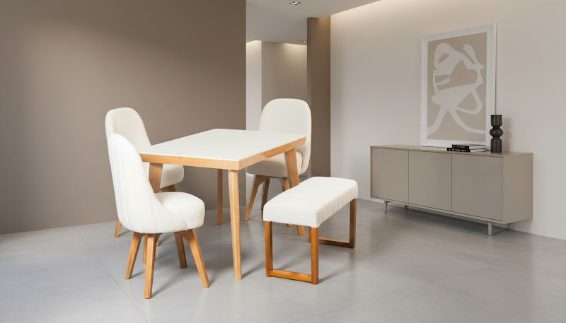 Comedor Kioto 4P · 3 Sillas London + Butaco Venecia foto 2