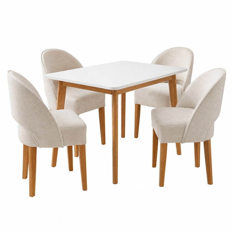 Comedor Thiago 4P · 4 Sillas Orion