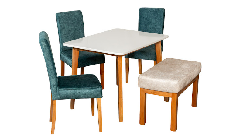 Comedor Thiago 4P · 3 Sillas Rio + Butaco Rio foto 1