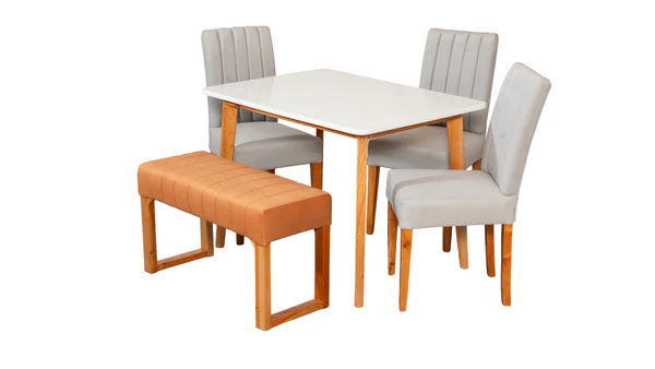 Comedor Thiago 4P · 3 Sillas Venecia + Butaco Venecia foto 1