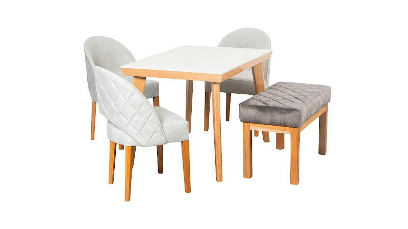 Comedor Kioto 4P · 3 Sillas Noruega + Butaco Corea foto 1
