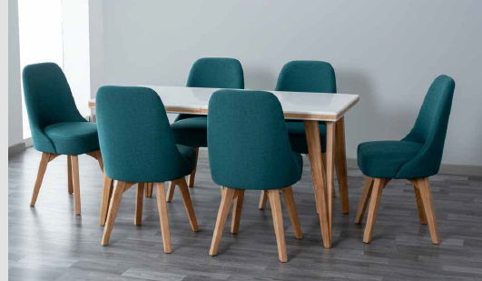 Comedor Nigeria 6P · 6 Sillas Escandinavo foto 2
