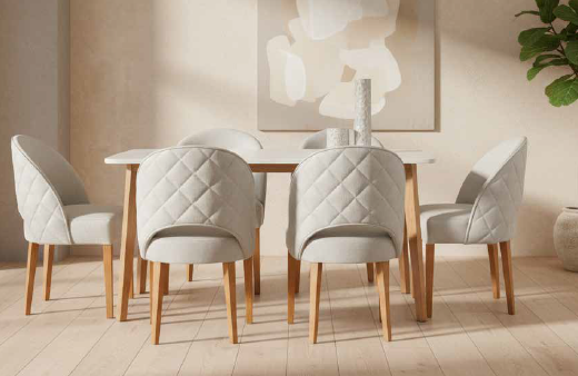 Comedor Thiago 6P · 6 Sillas Noruega foto 2