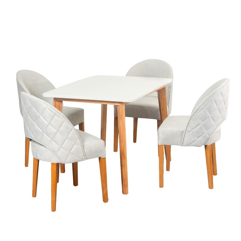 Comedor Thiago 4P · 4 Sillas Noruega