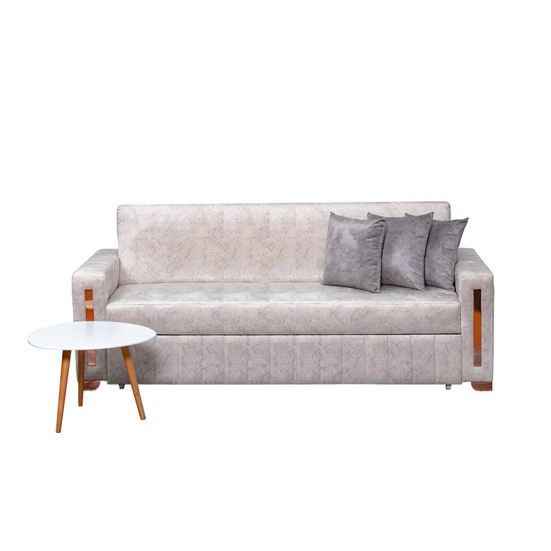 Sofá Cama Berlin 3P + Mesa de Centro Persa