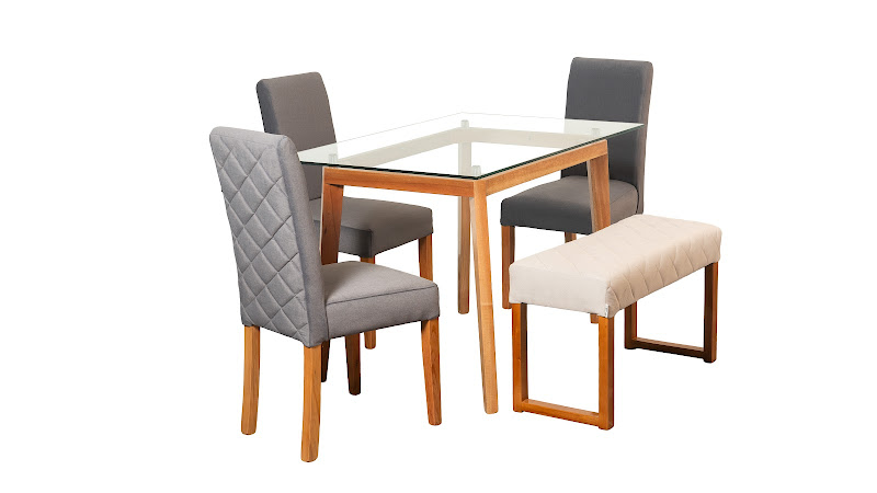 Comedor Noruega 4P · 3 Sillas Corea + Butaco Dubai foto 1