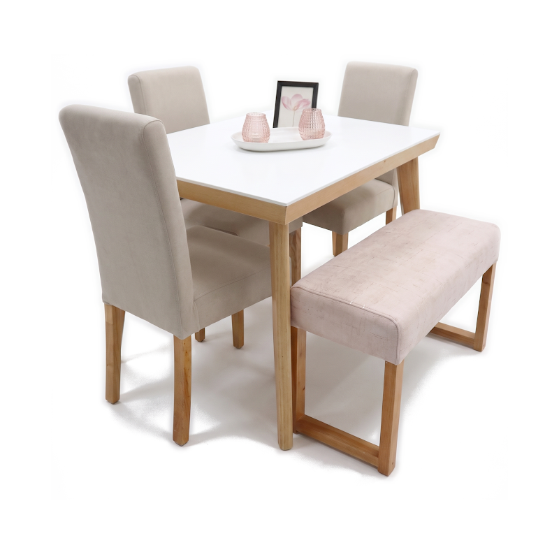 Combo Sofá Cama Monaco 2P + Comedor Kioto 4P · 3 Sillas Rio + Butaco Venecia foto 2