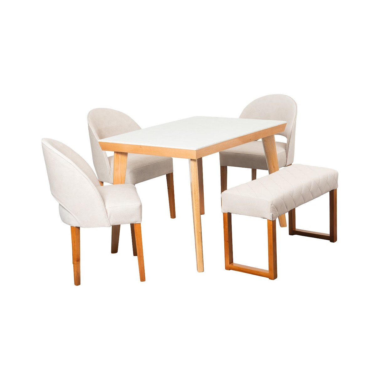 Comedor Kioto 4P · 3 Sillas Orion + Butaco Dubai foto 1