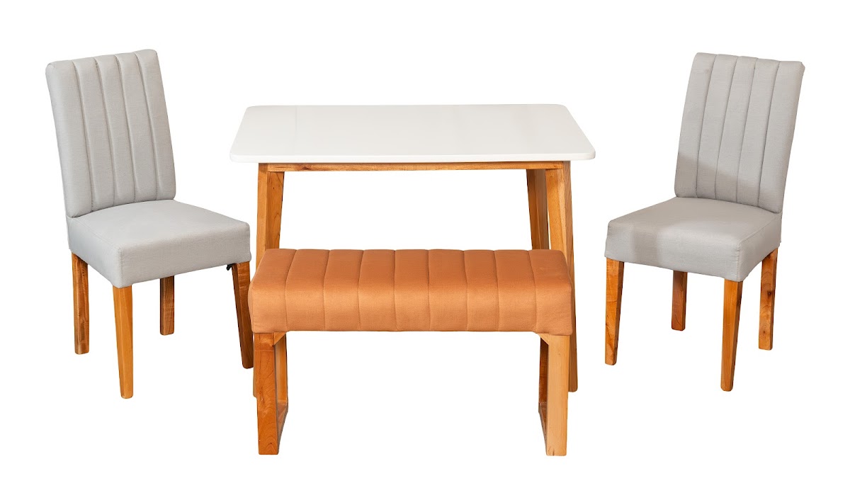 Base Comedor Thiago + 2 Silla Venecia + 1 Butaco Venecia