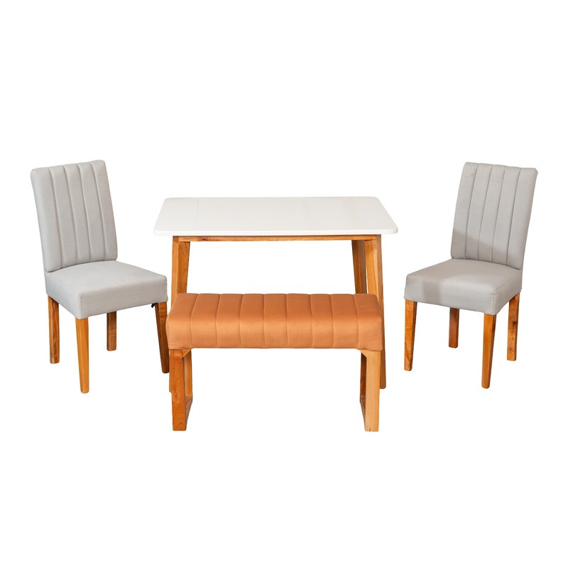 Comedor Thiago 4P · 2 Sillas Venecia + Butaco Venecia