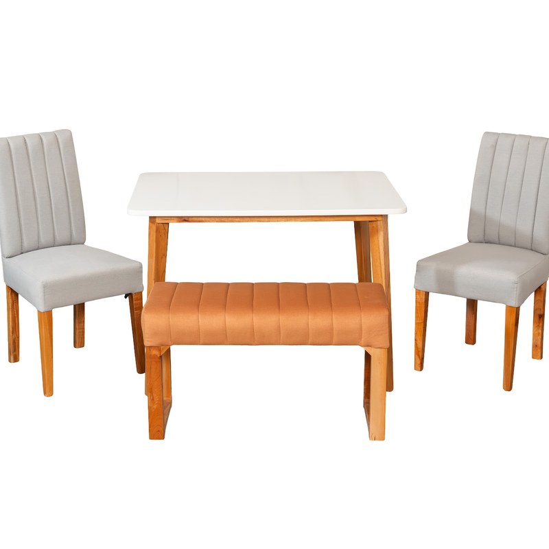 Comedor Thiago 4P · 2 Sillas Venecia + Butaco Venecia